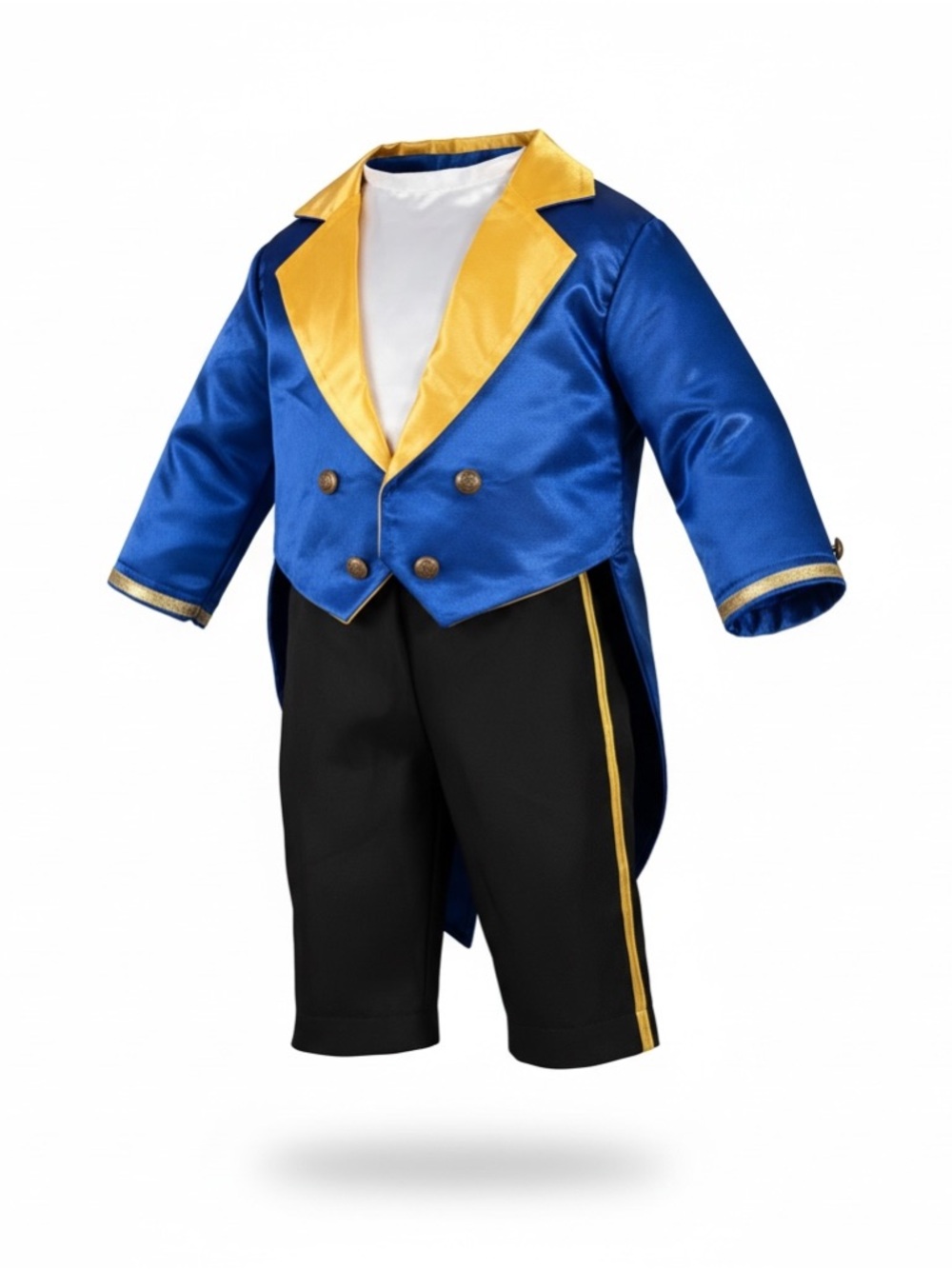 Beauty & the beast -Blue gold custom costume